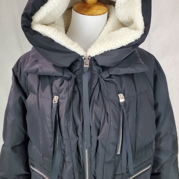 Orolay Thickened Down Jacket Black Winter Snow Coat Large Viral Coat Warm - Picture 13 of 16